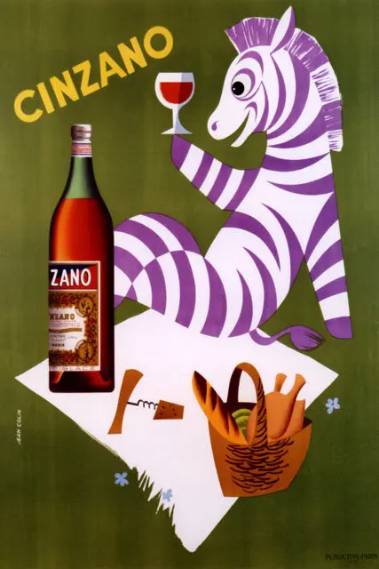 Винтажный постер на спиртовой напитки Вино Пиво Вермут мартини классические