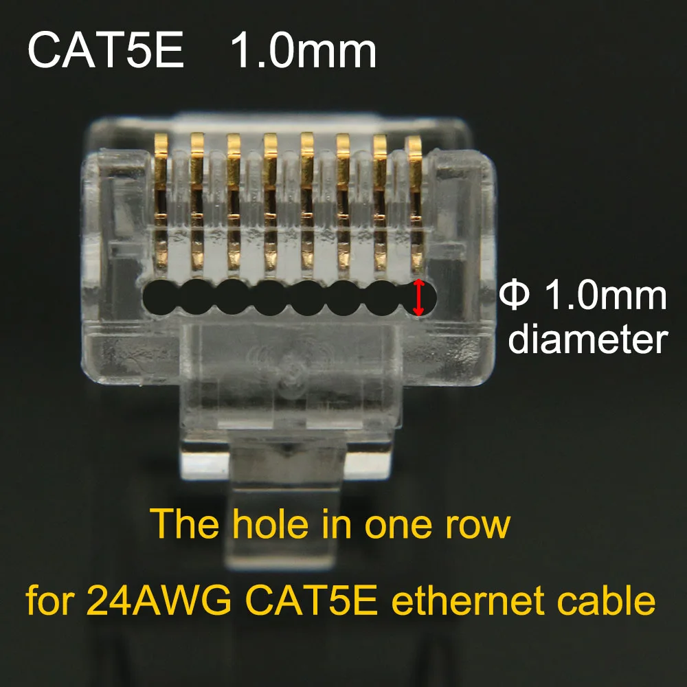 CAT5E Xintylink EZ rj45 разъем cat6 ethernet кабель для подключения к сети cat5 cat5e rj 45 cat 6 сетевой 8p8c неэкранированный перфорация utp 50/100 шт - Цвет: CAT5E
