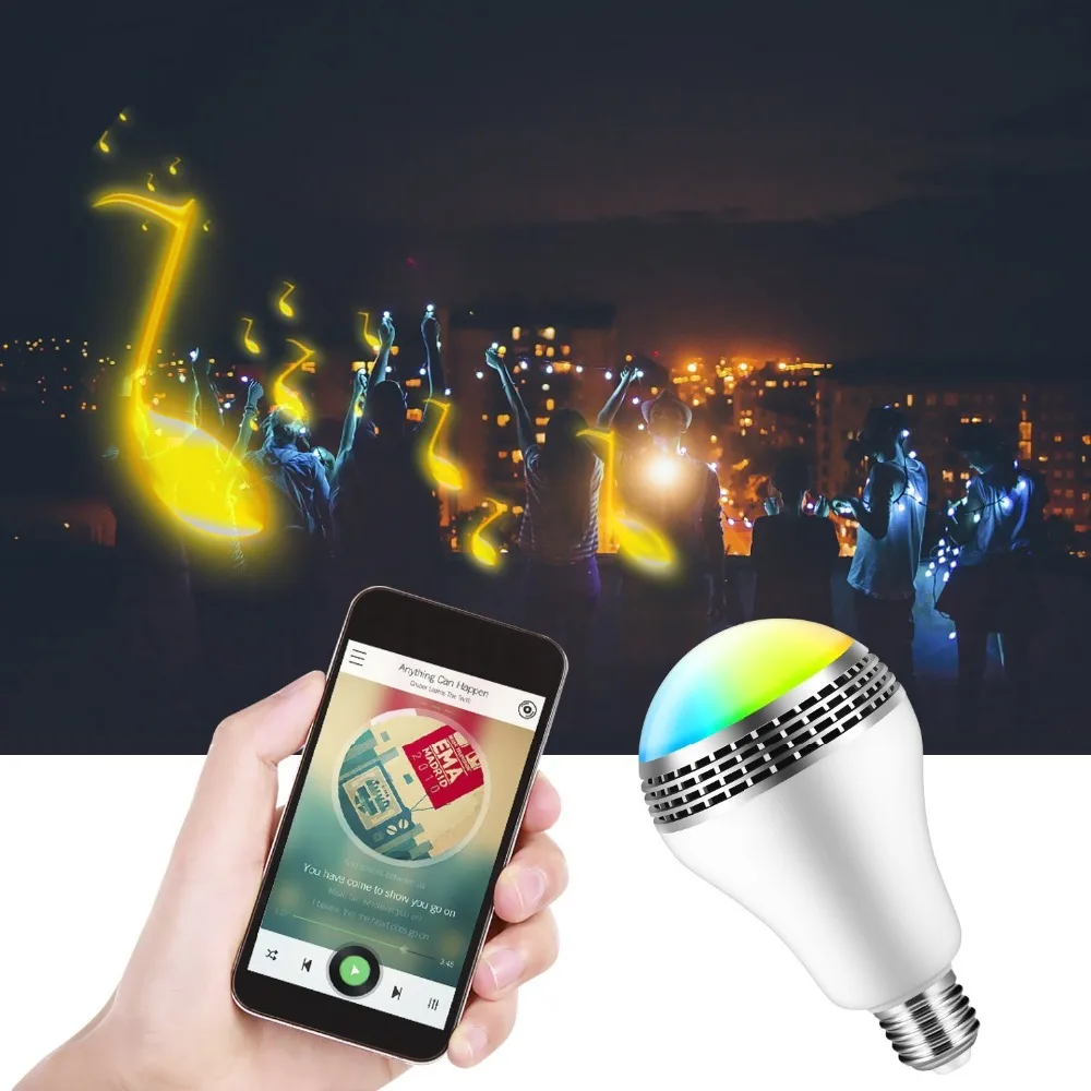 VONTAR Smart Bluetooth Динамик s для телефона светодио дный Беспроводной ночник RGB лампа