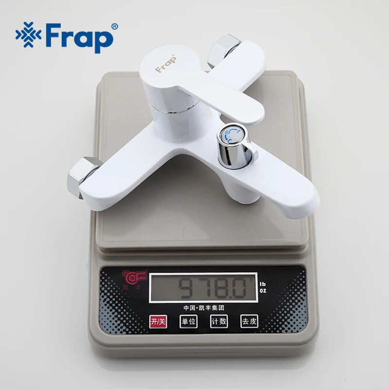 FRAP Смеситель для холодной и горячей воды настенный белый смеситель ванной