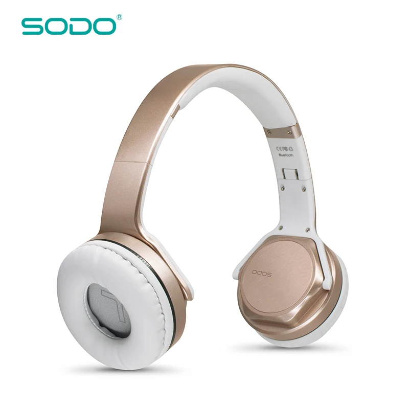Оригинальные Bluetooth-наушники SODO MH3 NFC 2 в 1 беспроводная гарнитура накладные