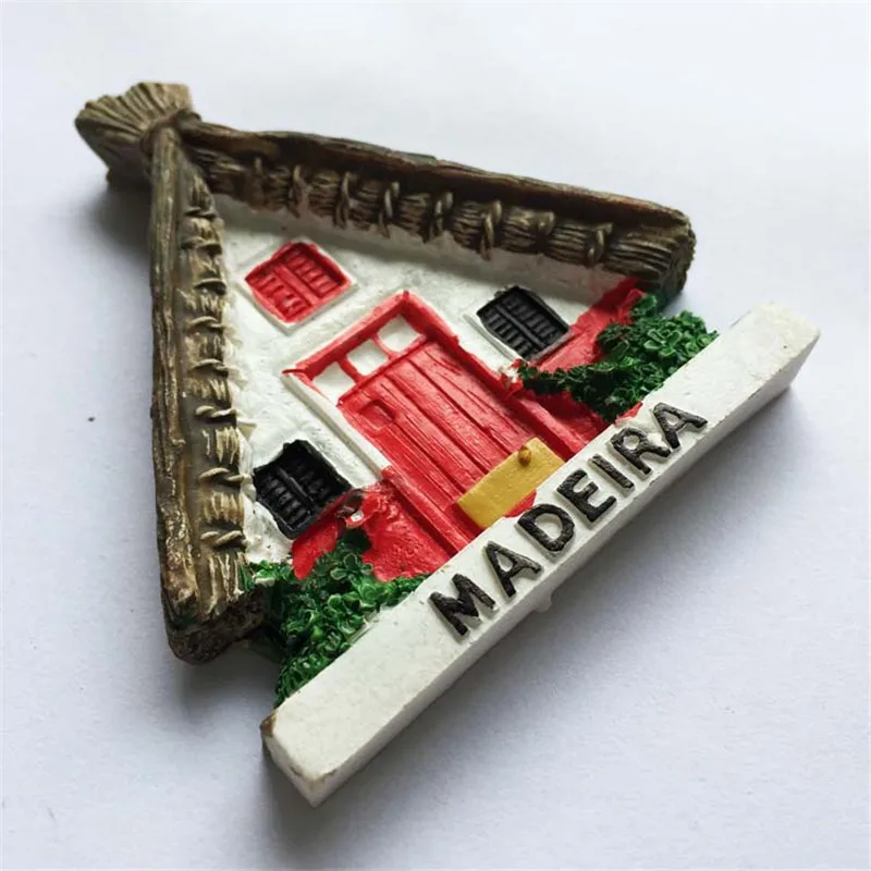 Madeira Islands Portugal Characteristic Residential Tourist Souvenirs Magnets Fridge Magnet Home Decorations|Магниты на