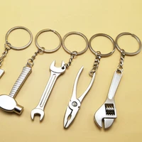 mini workshop tools holder car accessories simulation keyfob tools car wrench keychain spanner keyring lovely gift