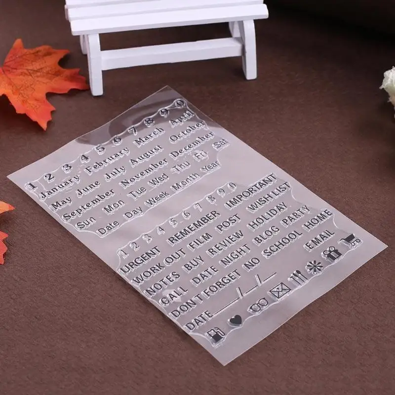 DIY печать прозрачные силиконовые уплотнения Скрапбукинг альбом декор