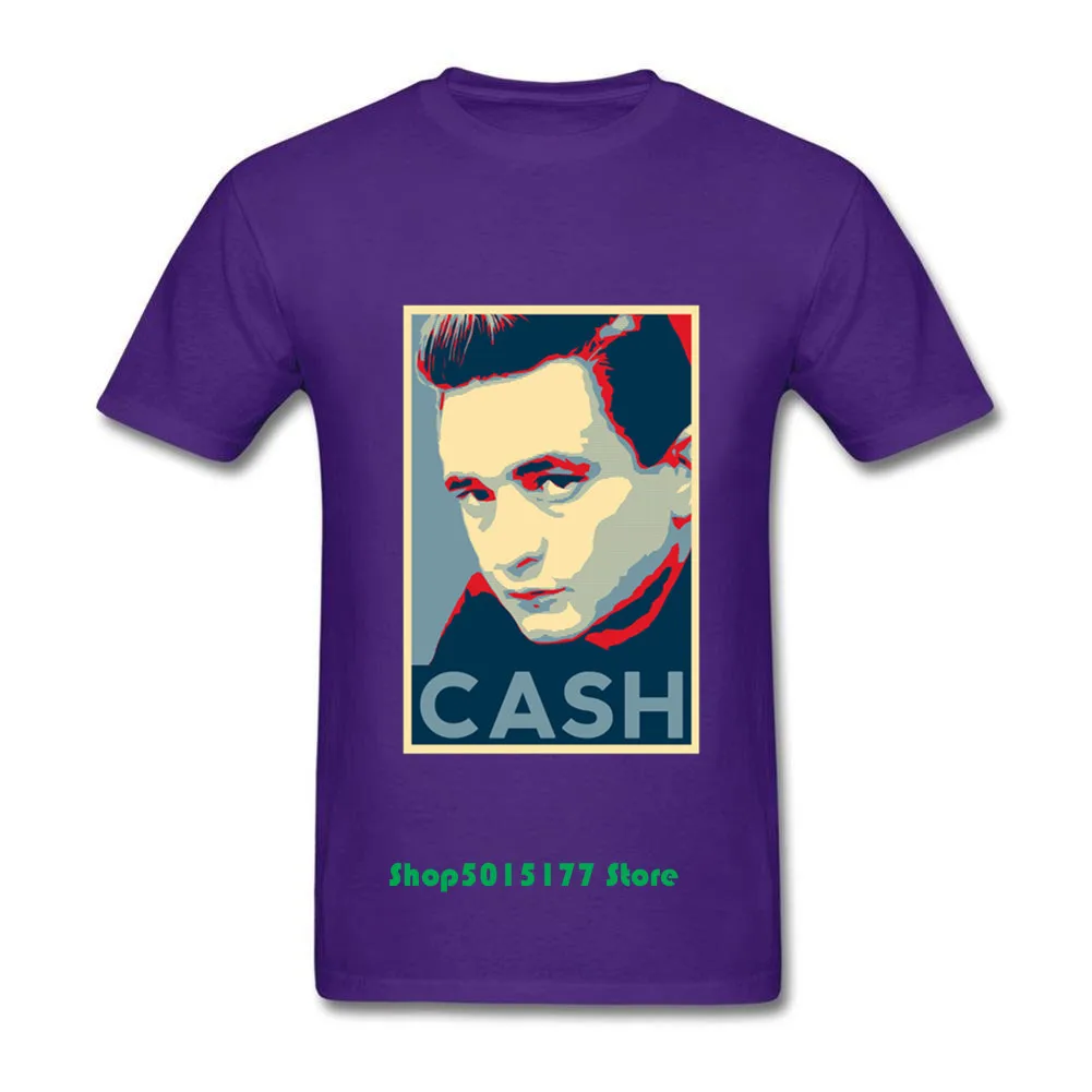 Мужская футболка с надписью Jonny Cash Hope In Black удобная из 100% хлопка повседневные
