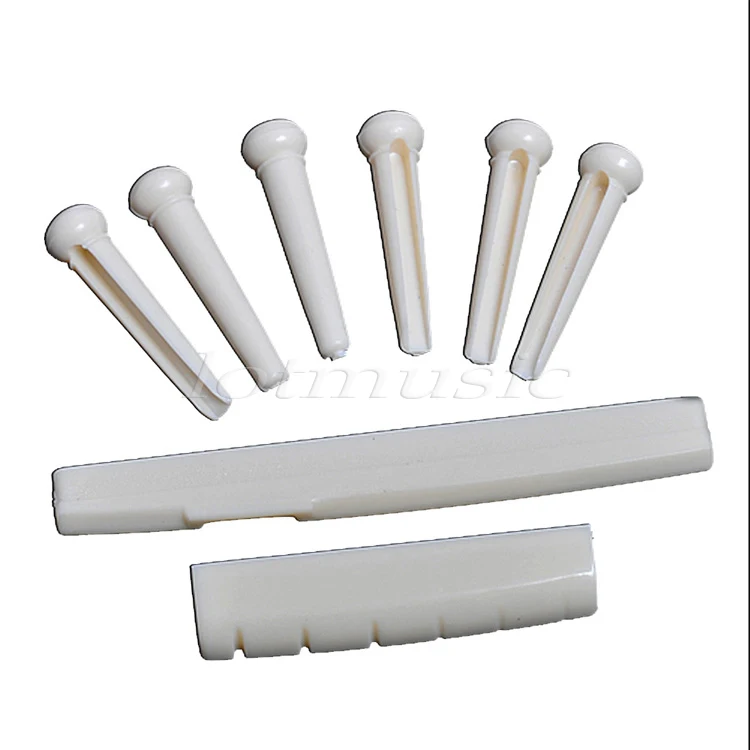 1 комплект акустическая гитара мост шпильки седло орех пластик запчасти|parts of the