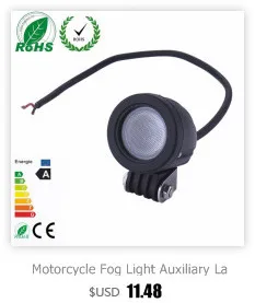 Автомобиль Мотоцикл 24SMD светодиодные задние тормоза поворотов свет лампы круглый Отражатели мотобайк светодиодные фонари красный, белый желтый свет 12 В
