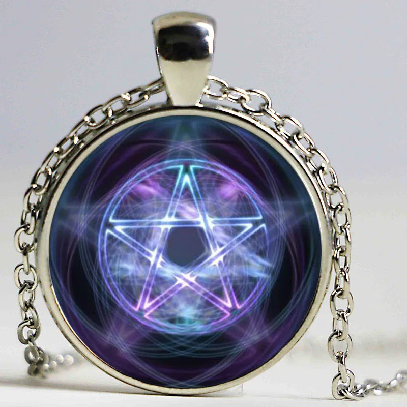 Ручная работа волшебный круг космос луна звезда оиджа Wicca цыганская пентаграмма