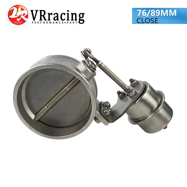 VR RACING- вакуумный активированный выхлоп выреза 3 ''76 мм или 3,5'' 89 мм близкий Стиль давление: около 1 бар VR-ECV04/05