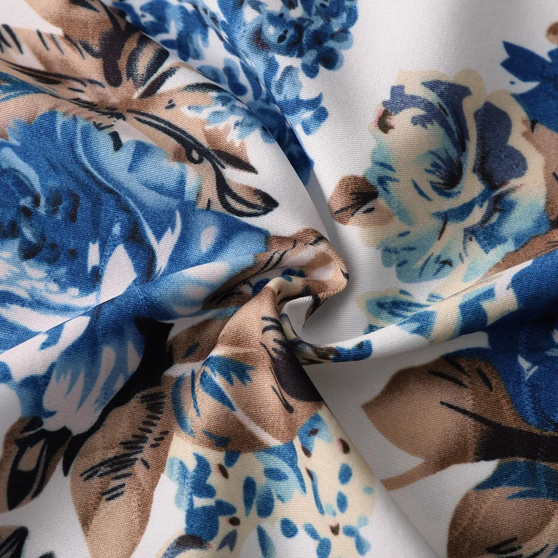 Мужская летняя рубашка с коротким рукавом принтом|Повседневные рубашки| |