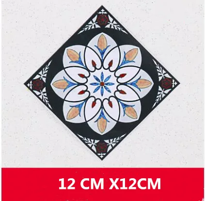 12CM X 12CM 20 штук! Экологические самоклеющиеся наклейки для ремонта плитки Водонепроницаемая напольная мозаичная плитка наклейки для домашнего строительного инструмента - Цвет: 12CM X 12CM