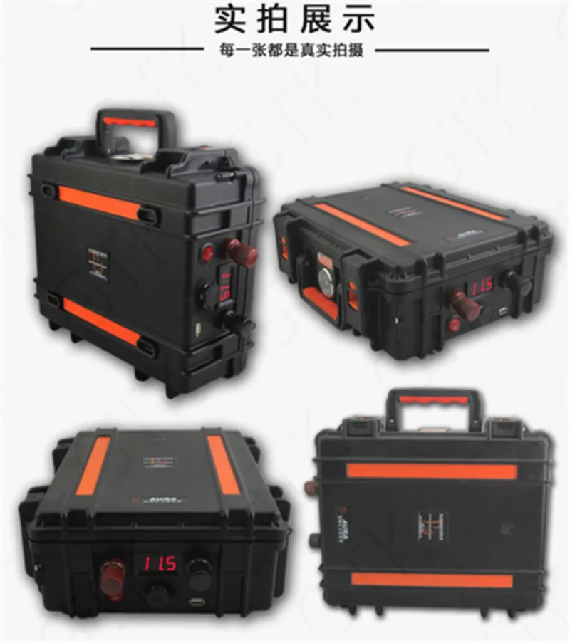 Высокая мощность портативный литиевый 12 V 150AH батарея+ ABS чехол зарядное устройство для 1200 W инвертор солнечное освещение галогенные лампы Открытый Кемпинг