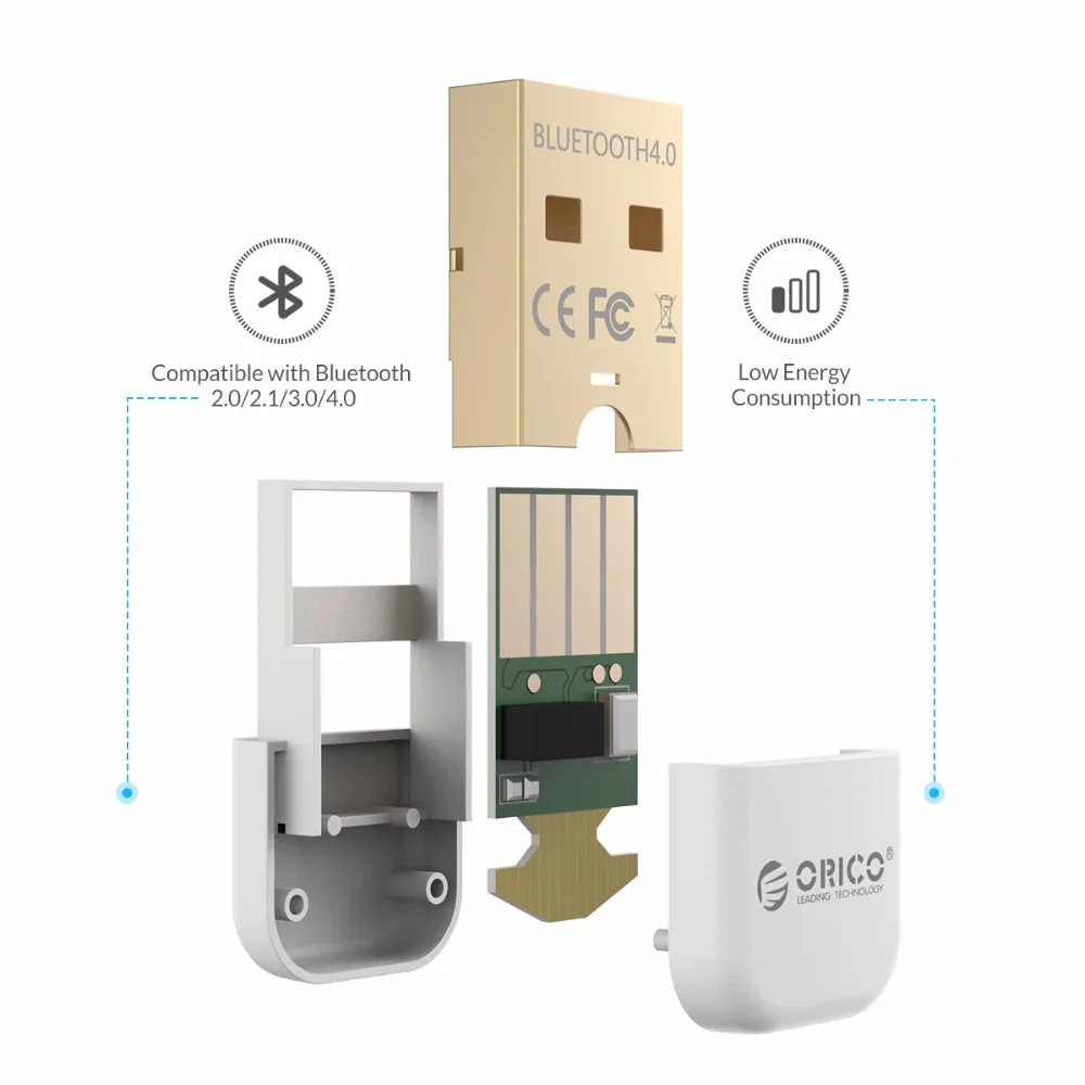 ORICO BTA беспроводной usb-адаптер Bluetooth 4,0 Bluetooth ключ Музыкальный звуковой приемник адаптер Bluetooth передатчик для компьютера