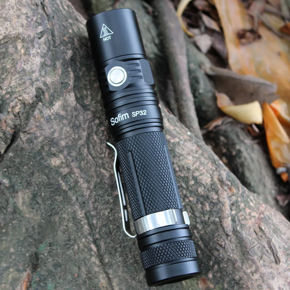 SP32 набор тактический флэш-светильник 18650 Cree светодиодный XPL2 V6 1000 люмен Мощный карманный светильник ручка светильник для велосипеда с батареей