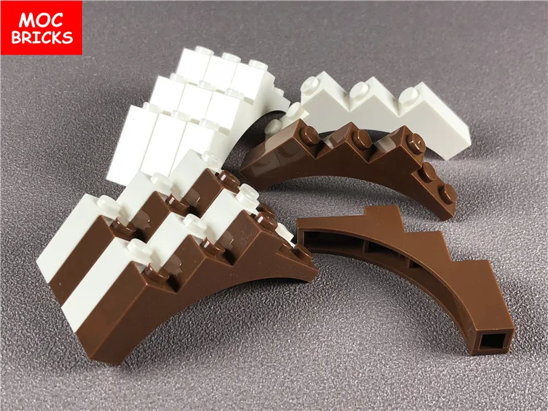 Конструктор MOC 10 шт./лот 1x5x4 свод обычный бант фигурки сделай сам 2339/76768 Обучающие