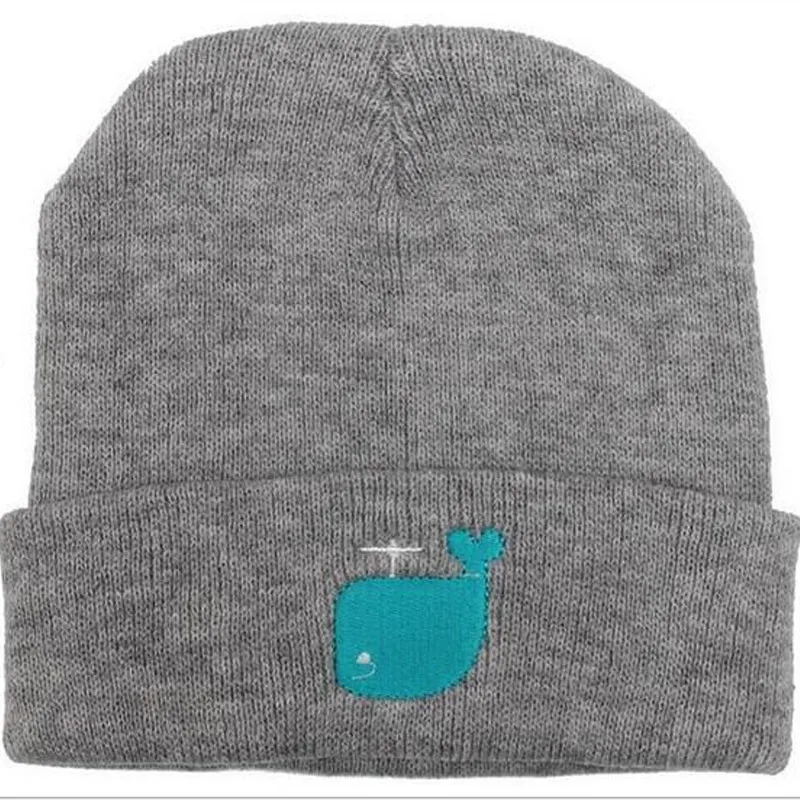 Новая стильная вязаная Милая теплая зимняя шапка с рисунком дельфина для женщин