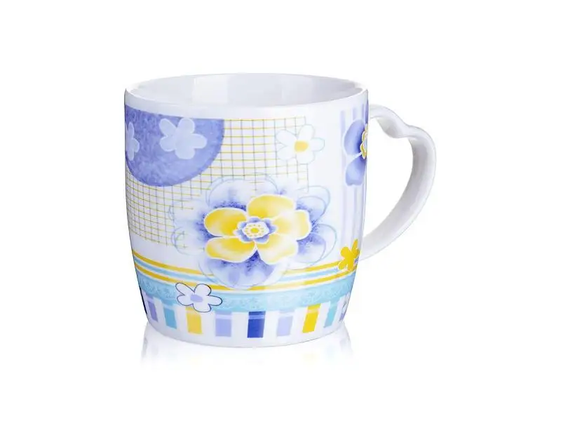 Кружка LORAINE 300 мл желтые фиалки|Кружки| |