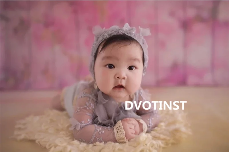 Dvotinst Baby Boys Girls Photography Props Lace Outfits Dress Crochet Clothes Costume Set Fotografia Accessories Shoots | Детская одежда