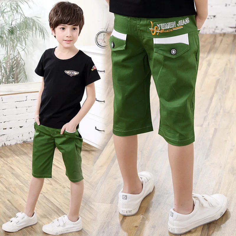 Лето 2020 Детские повседневные шорты детские высокого качества с вышивкой и