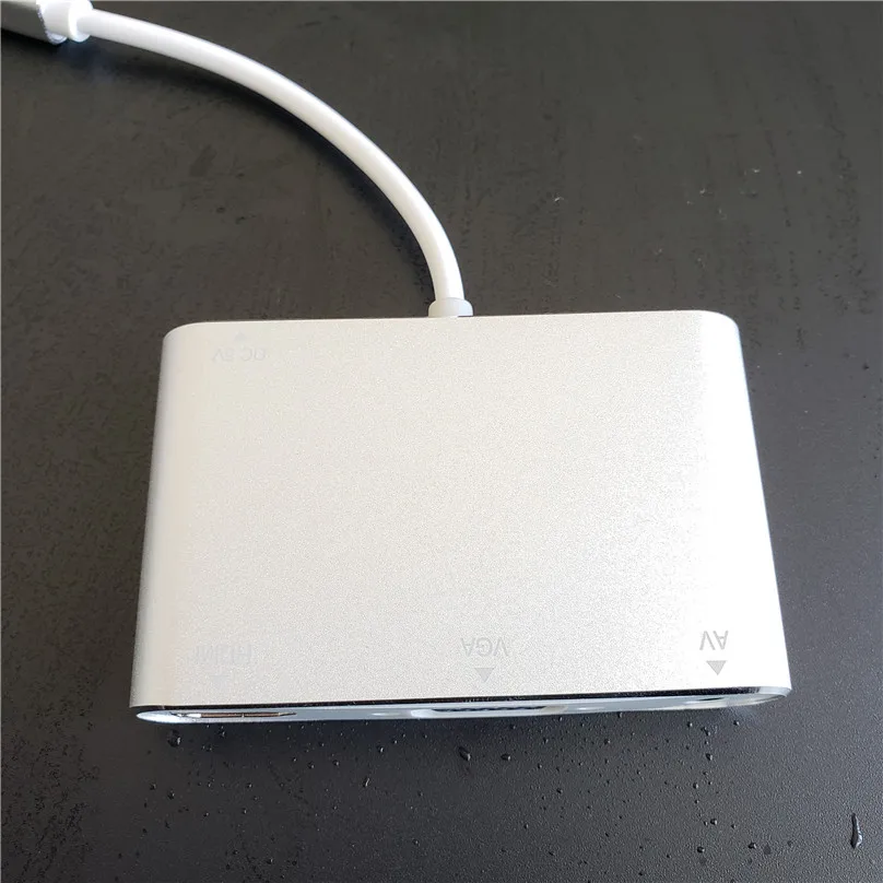 Высококачественный HDTV OTG кабель для Lightning-HDMI VGA AV аудио Vidio адаптер 8 pin iPhone X Xs Max XR iPad