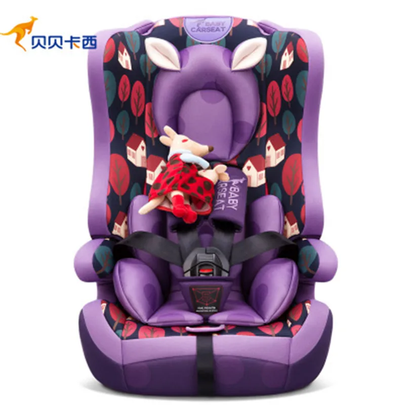 Purple Хорошее качество, детское автомобильное безопасное сиденье, 9 months to 12 years Old, детское автомобильное кресло, детское защитное сиденье, детское автомобильное безопасное кресло - Цвет: Purple
