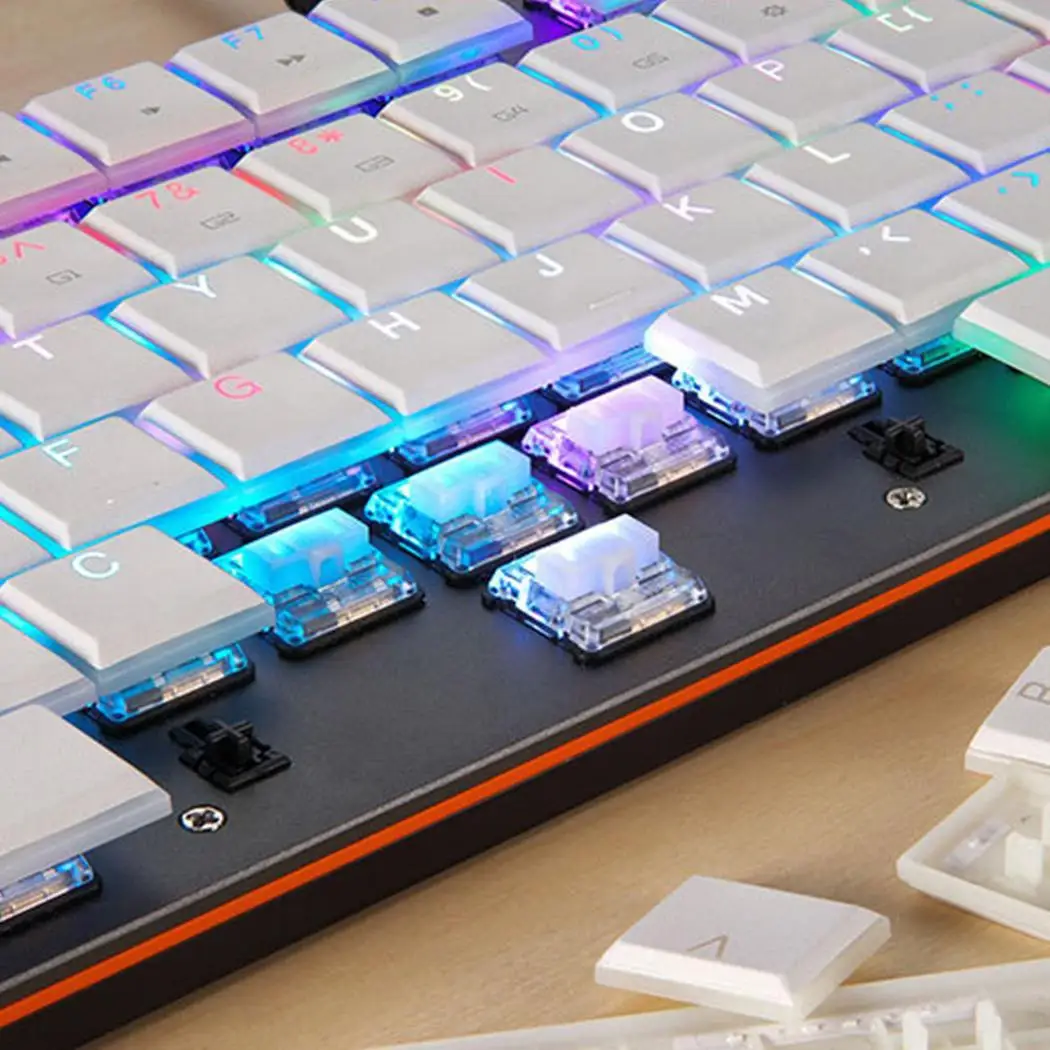 MOTOSPEED CK94 механическая клавиатура ультра тонкая RGB Подгонянная подсветка