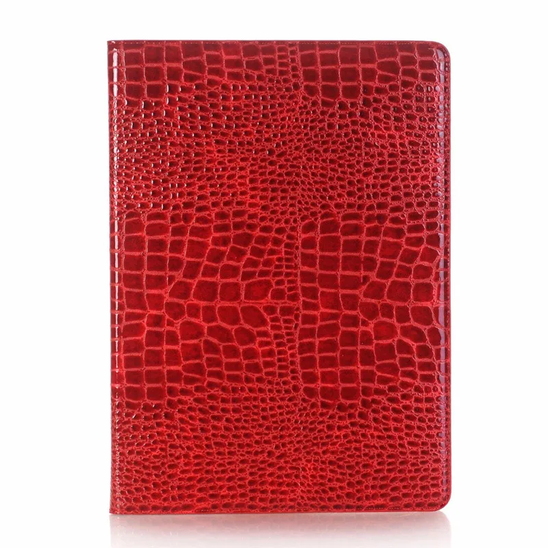 Красный Чехол для iPad Pro 12,9 дюйма из крокодиловой кожи Модный деловой чехол для Apple Smart Cover подставка держатель для карт - Цвет: Красный