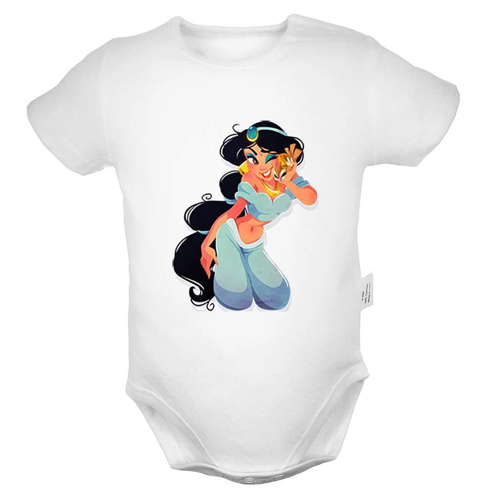 Милый костюм принцессы жасминового дизайна с изображением природы гор для