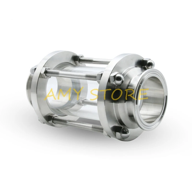 

Подходит для труб диаметром 38 мм 1,5 "Tri Clamp Flow Sight Glass нержавеющая сталь SS304 санитарный фитинг быстрый соединитель наконечник OD 50,5 мм