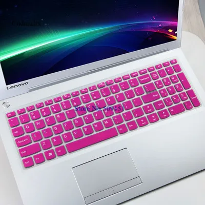 Rose Защитная пленка для клавиатуры 15,6 дюймов для lenovo Ideapad 15 110 310 510 V310S V510 V510s 110s 310s 510s - Цвет: Rose