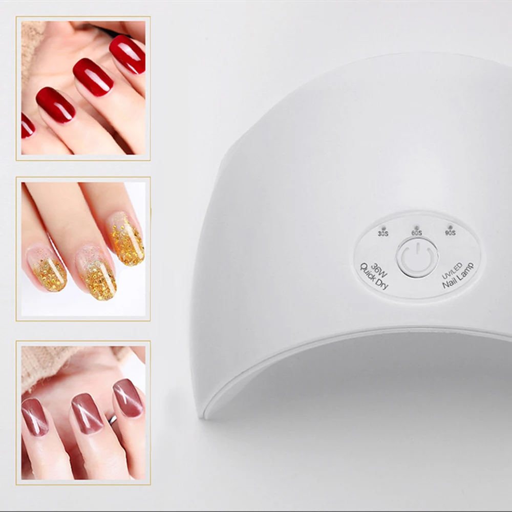 

36W Led UV Lamp Nail Dryer for All Gel Polish Portable USB Cable For Prime Gift Nail Dryers Apparatus for Manicure Lamp for Nail