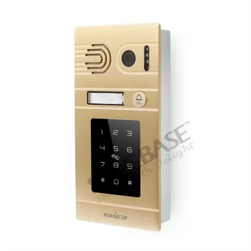 HOMSECUR 7-дюймовый AHD видео и аудио домашний Интерком RFID карта доступа камера