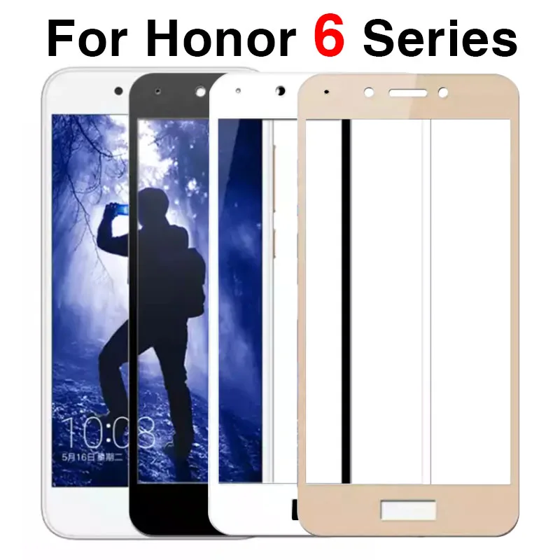 Защитное стекло закаленное 9H для Huawei Honor 6a 6c Pro 6x|Защитные стёкла и плёнки