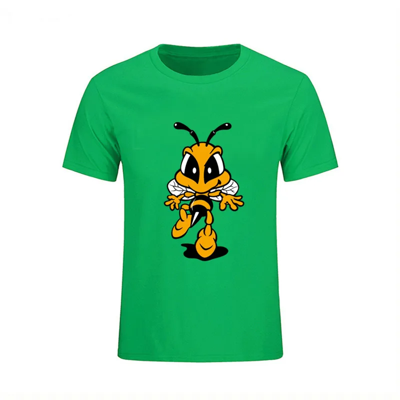 Новый дизайн Мужская 3D футболка простой стиль короткий рукав наружная Bad Bee