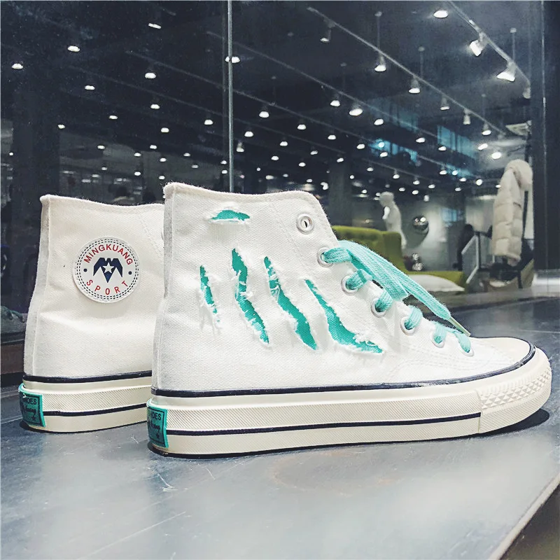 Мужские парусиновые кроссовки для скейтбординга спортивные отдыха подростков