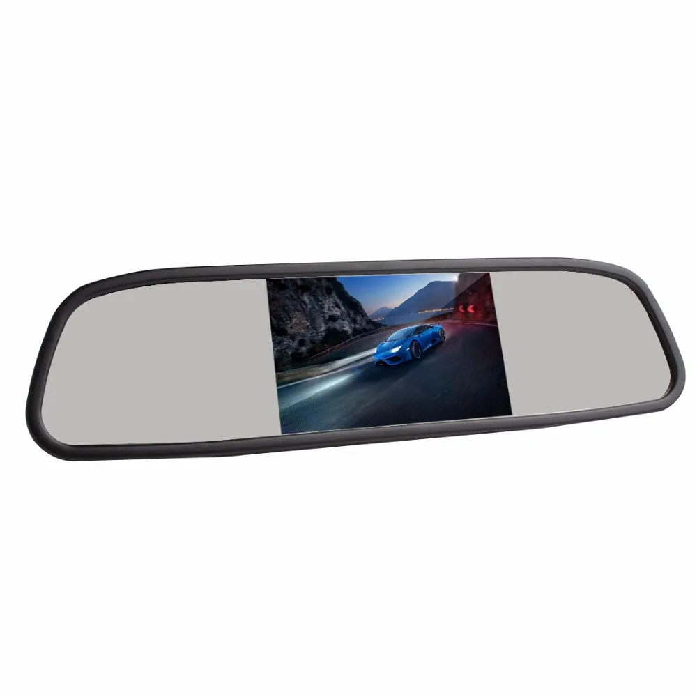 4 3 дюймов 480x272 цветной цифровой TFT-LCD-экран зеркало заднего вида автомобиля
