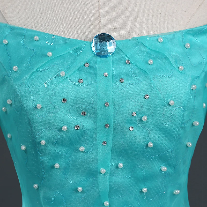 Костюмы на Хэллоуин для женщин заказ 2016 платье принцессы Ариэль зеленая