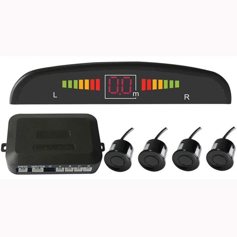 Система парковки автомобиля Радар детекторы с светодиодный дисплеем и датчиком