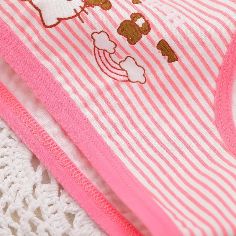 4 шт./лот нижнее белье для девочек Новинка модные детские хлопковые трусы