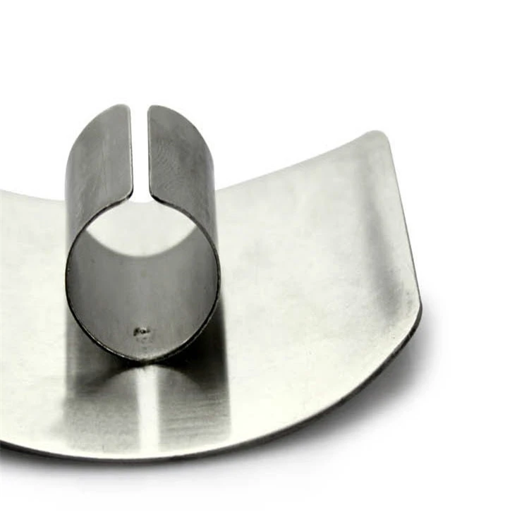 Free shipping Stainless Steel Finger Hand Protector Guard Personalized Design Chop Safe Slice Knife Kitchen Cooking Tools |