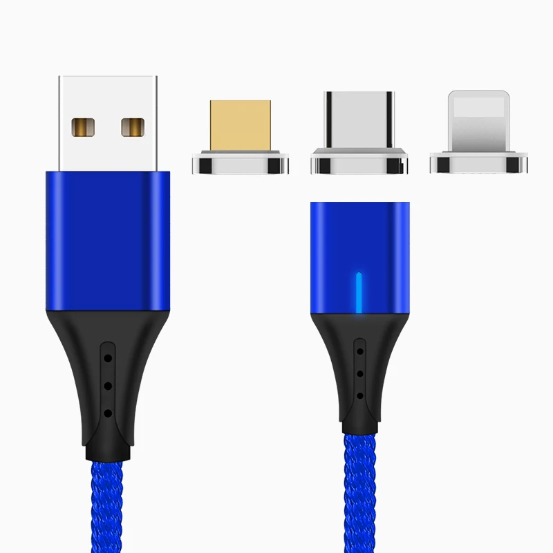 For typec KingFriend Магнитный Micro USB кабель для iPhone samsung type-c зарядка магнит быстрое зарядное устройство USB кабели для мобильных телефонов - Цвет: For typec