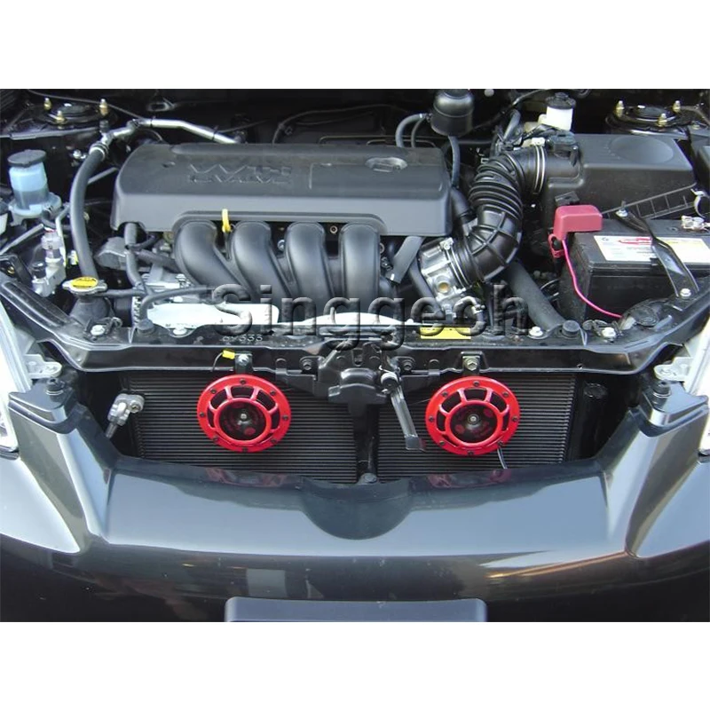 Atreus1 комплект Автомобильный красный Электрический звуковой сигнал для Chevrolet Cruze