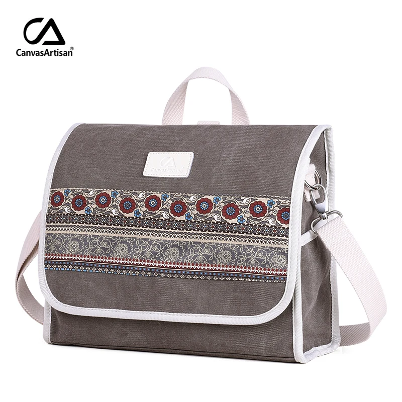 Canvasartisan Новый женский рюкзак из парусины Ретро Стиль Цветочный для путешествий