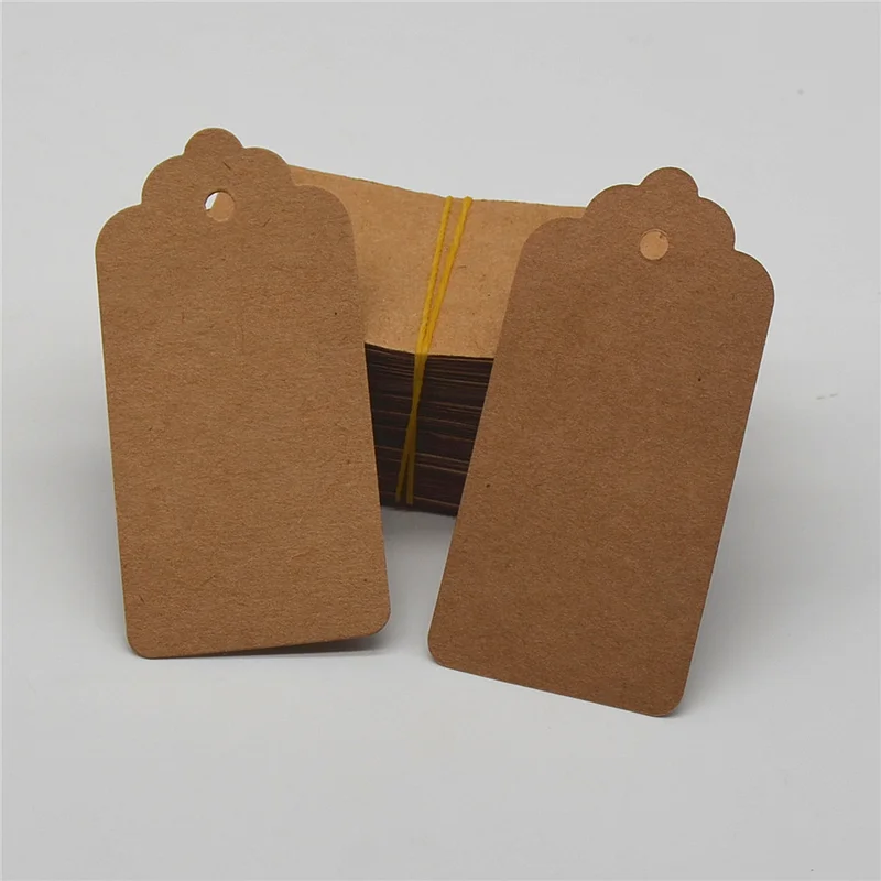 Бирка для карт из крафт-бумаги 50 шт. | Дом и сад