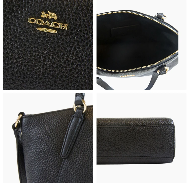 Coach Pebble Кожаная Мини сумка-портфель Kelsey F28994/F22316/F57563