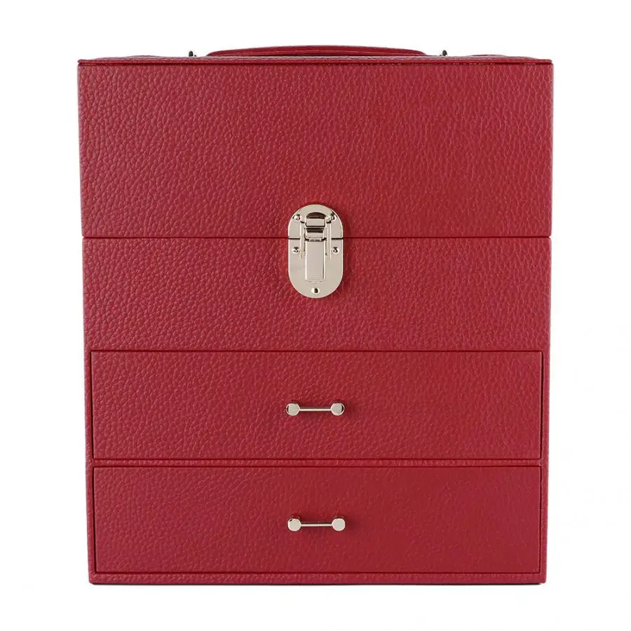 Многослойный большой емкости органайзер для хранения бижутерии коробка