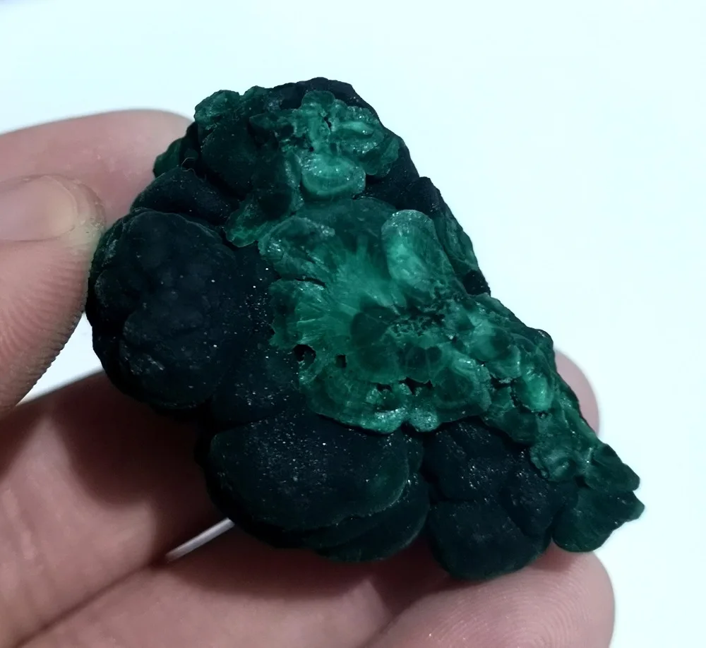 53g натуральный МАЛАХИТ образец минерала зеленый камень кристалл учебный