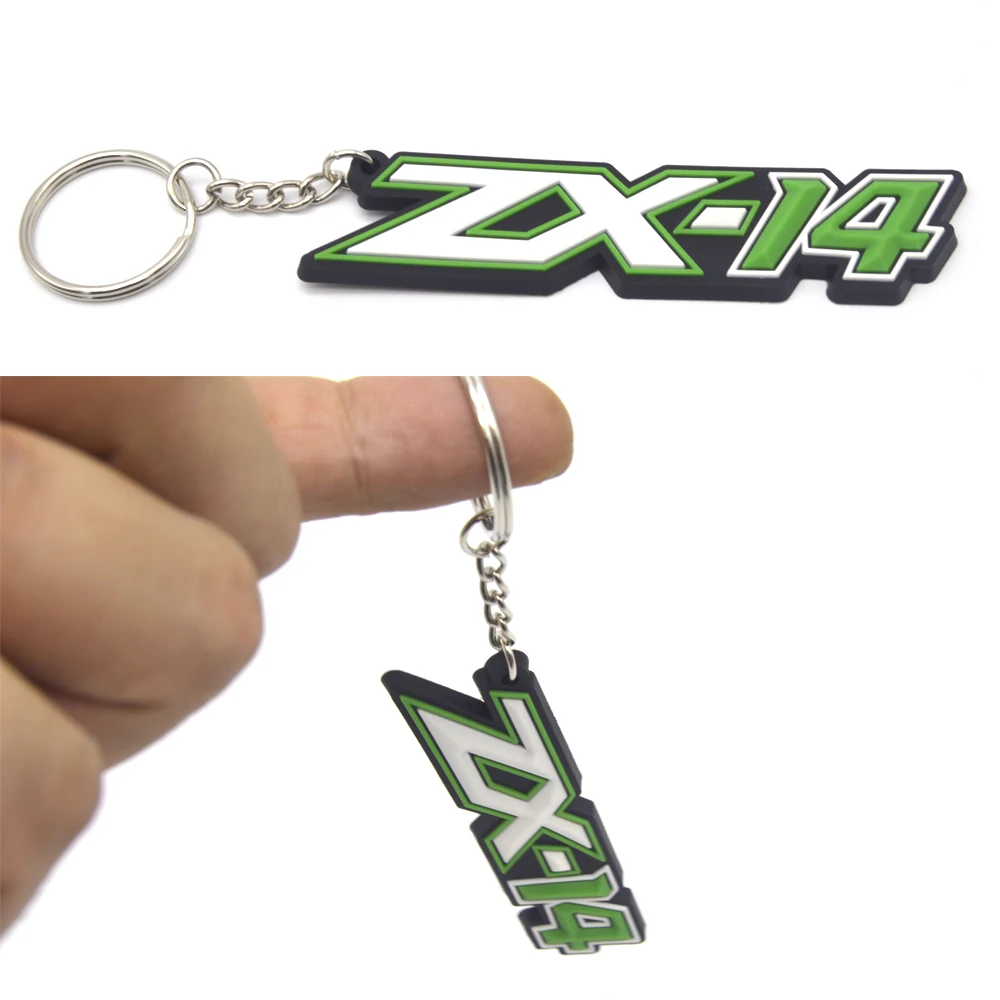 Резиновый брелок для ключей Kawasaki ZX1400 / ZX14R ZZR1400 ZX 14R|Накладки и декоративные
