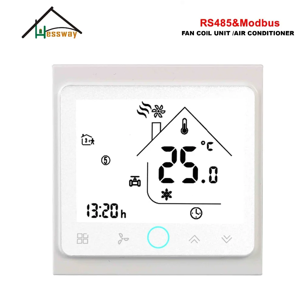 HESSWAY 3 Скорость RS485 RTU MODBUS термостат Управление AC95 240V 24AC для умный крутой вакуумный