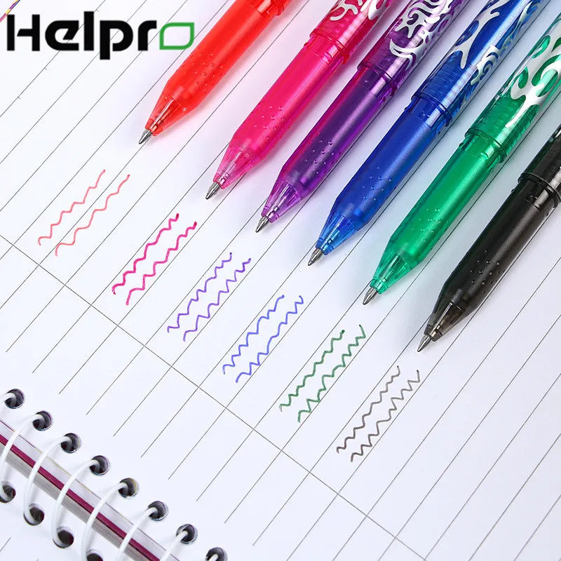 Helpro 8 цветов стираемая ручка моющаяся Волшебная гелевая для детей Gfit офисные школьные принадлежности